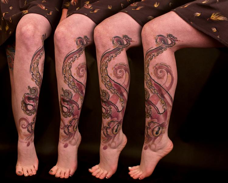Daniel_Claessens_sketchy_stylized_abstract_watercolor_octopus_colorful_colortattoo_tattoo_custom_tattoos